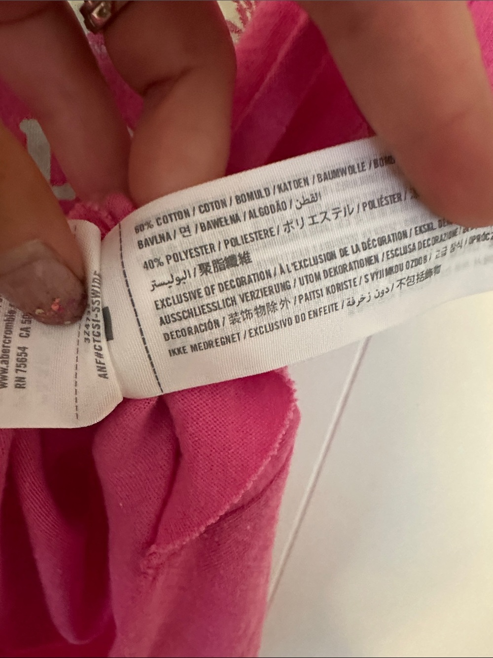 Size Small Hollister Bright Fuchsia Racerback Graphic Tank - Picture 3 of 4